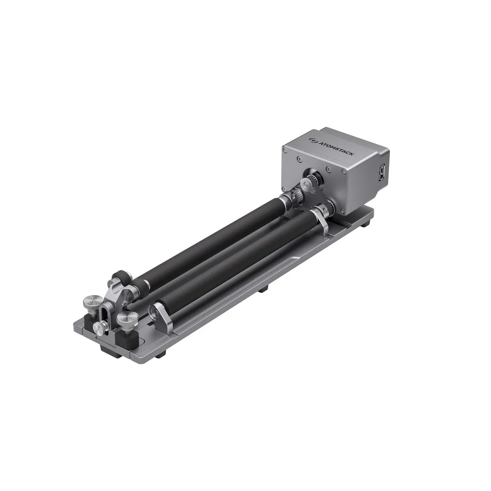 AtomStack R6 Rotary Roller – Rotationsmodul für zylindrische Gravuren
